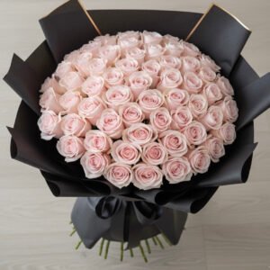 50 Long-Stem Blush Pink Rose Bouquet