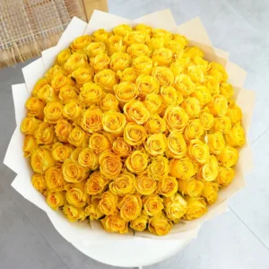 50 Long-Stem Yellow Rose Bouquet