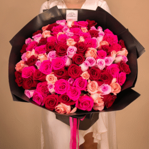 Cherry Rose Bouquet