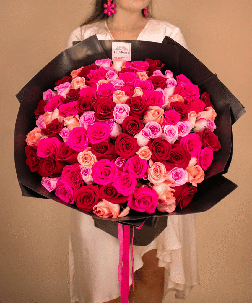 Cherry Rose Bouquet