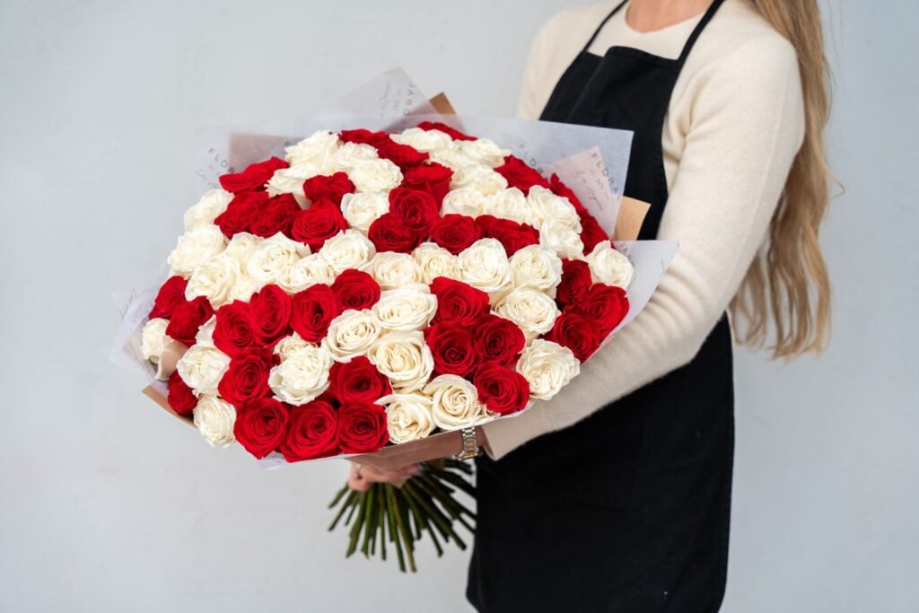 NO. 359 – 75 Red and White Roses
