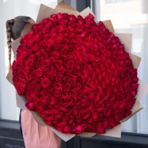 NO. 377 - 300 Red Roses Bouquet