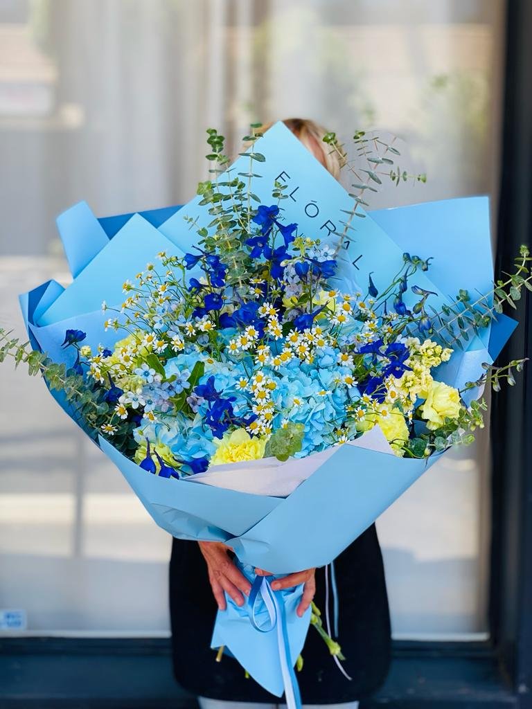 No. 678 – BLUE AND YELLOW MIX