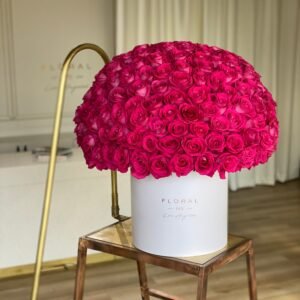NO.138 - LUXURY HOT PINK ROSES