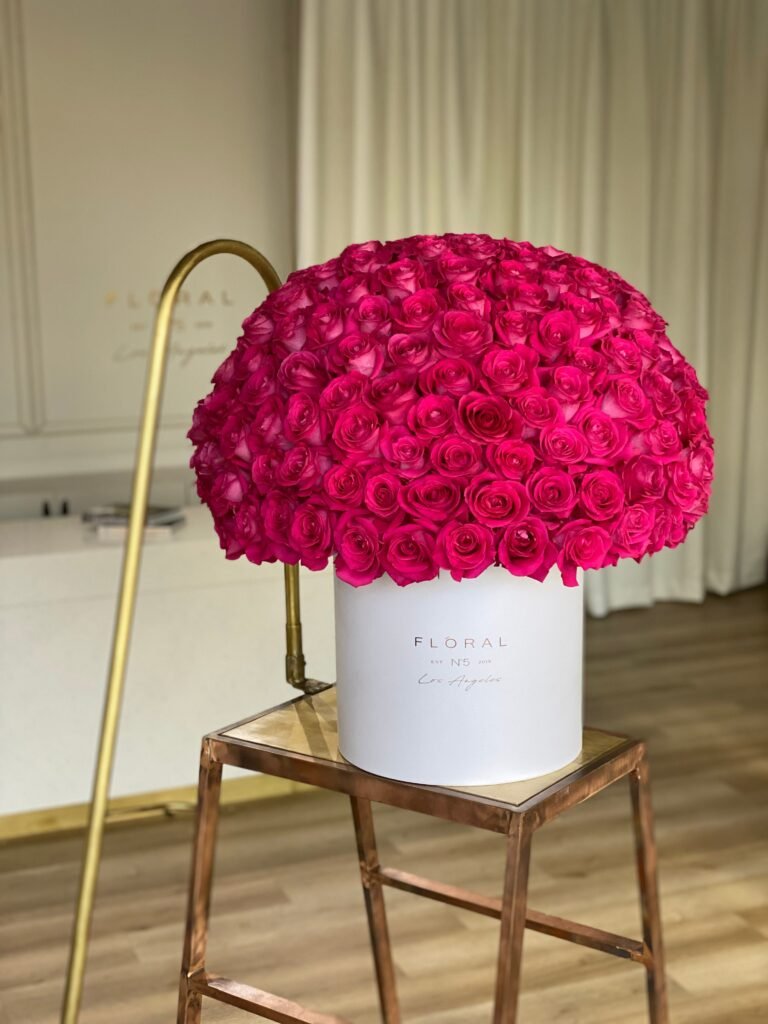 NO.138 – LUXURY HOT PINK ROSES