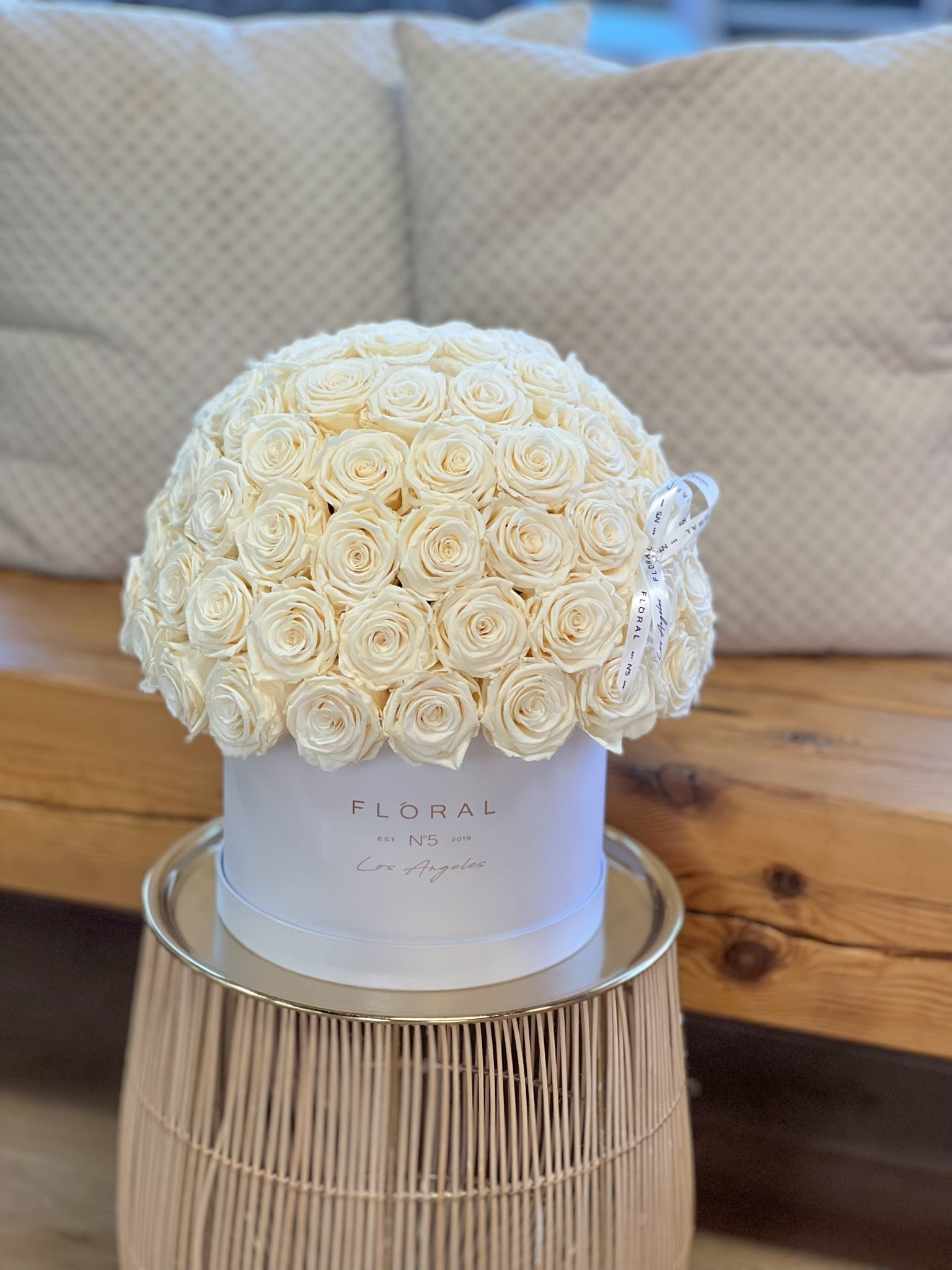 NO.236 - White Eternal roses