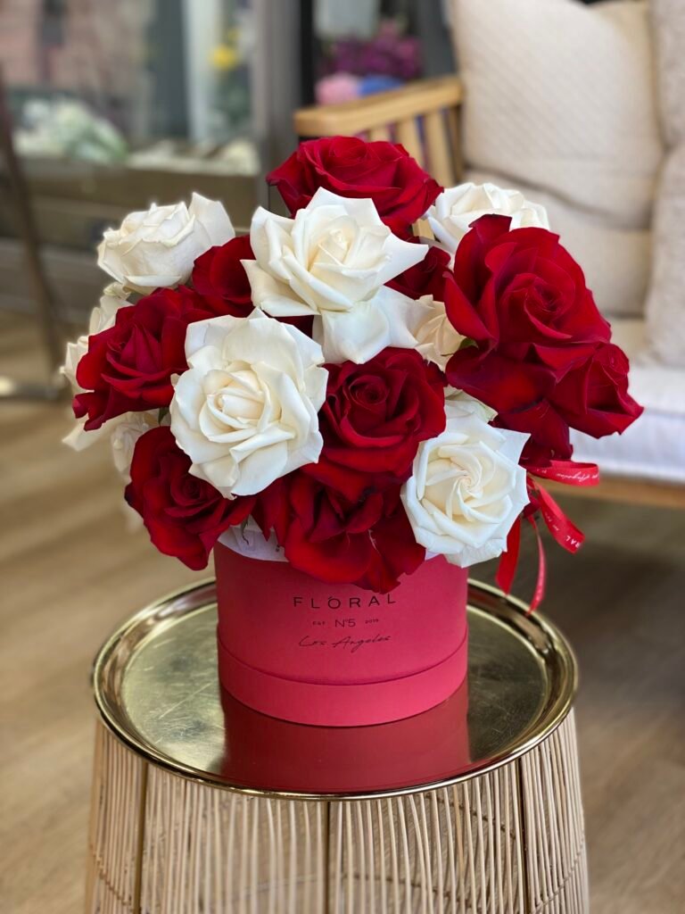 NO.457 – Tender White And Red Roses