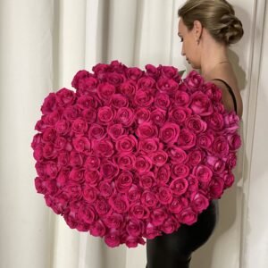 NO.63 - HOT PINK ROSES BOUQUET