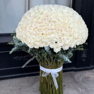 NO.900- WHITE ROSE BOUQUET