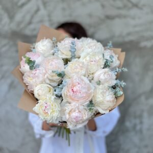 NO.92 - Cute bouquet with peonies
