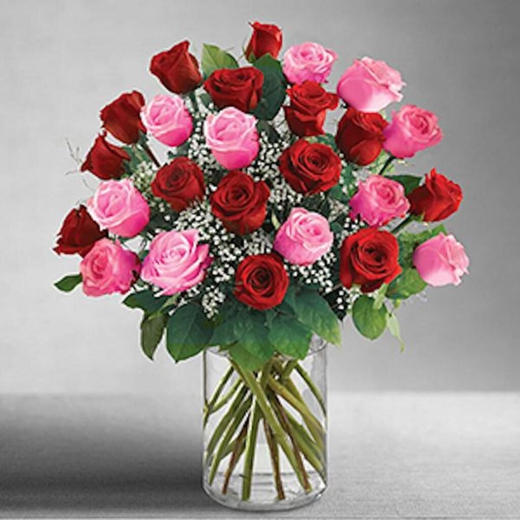 Pink & Red Rose Bouquet