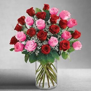 Pink & Red Rose Bouquet